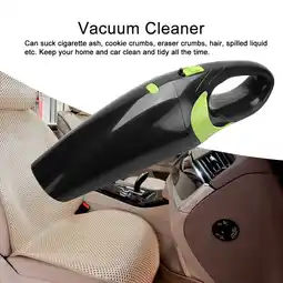 Walmart 120W Rechargeable Wet Dry Poratble Handheld Car Home Vacuum Cleaner Black offer