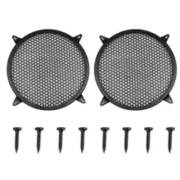 Walmart REGALWOVEN 2 Pcs 12 Black Round Car Speakers Cover Plastic Mesh Woofer Subwoofer Grill Protector offer