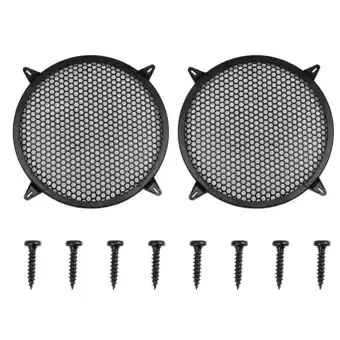 Walmart REGALWOVEN 2 Pcs 12 Black Round Car Speakers Cover Plastic Mesh Woofer Subwoofer Grill Protector offer