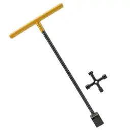 Walmart hengtong Water Meter Key Underground Curb Valves Shutoff Wrench, with s Utility Key, 17inch yellow offer