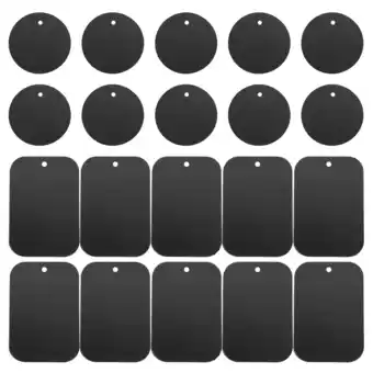 Walmart 20Pcs Universal Metal Plate for Magnetic Phone Car Mount Holders Magnet Plates (Black) offer