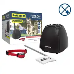 Walmart PetSafe Stay & Play Wireless Fence for Stubborn Dogs 5 lbs. and Up, Covers 3/4-Acre Yard offer