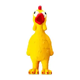 Walmart Vibrant Life Playful Buddy Yellow Chicken Dog Toy, Chew Level 2 offer