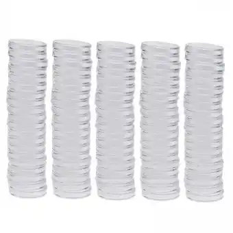 Walmart STARTIST 5x100pcs Clear Round Capsules Container Storage Holder Case 22mm 5 Pcs offer