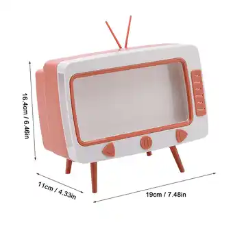 Walmart Leodye Clearance Tv Tissue Box Mobile Phone Stand Desktop Tissue Napkin Container Holder Rack offer