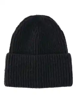 Walmart No Boundaries Women's Ribbed Fisherman Winter Beanie, Black Soot offer