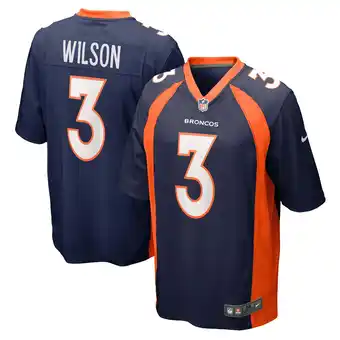 Walmart Men's Nike Russell Wilson Navy Denver Broncos Alternate Game Jersey offer