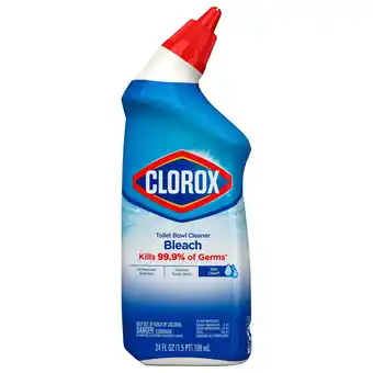 Walmart Clorox Rain Clean Toilet Bowl Cleaner with Bleach 24 oz offer