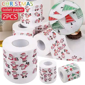 Walmart Clearance Tableware under $5 Christmas Roll Paper Napkin Colored Paper Creative offer