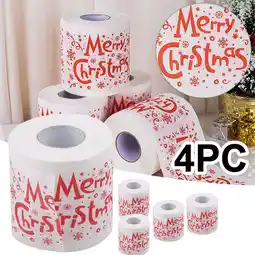 Walmart Clearance Wipes under $1 Christmas pattern color toilet paper Santa Christmas tree printed tissue offer