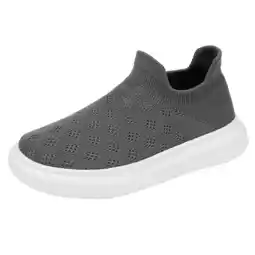 Walmart KDFJPTH Boys Mesh Lightweight Breathable Fashion Casual Shoes Slip On Outdoor Sports Shoes offer