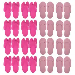 Walmart 16 Pairs of Disposable Slippers Pedicure Slippers Anti-Slip Flip-flops Random Style offer