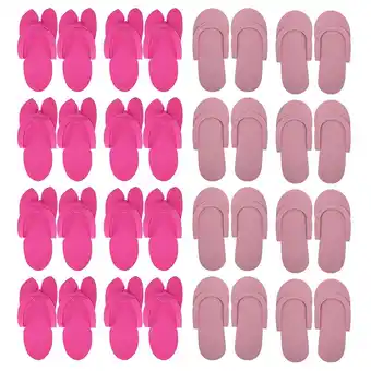 Walmart 16 Pairs of Disposable Slippers Pedicure Slippers Anti-Slip Flip-flops Random Style offer