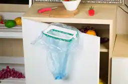 Walmart Clearance Rubbish Bags under $5 Hanging Kitchen Cabinet Door Trash Rack Style Storage Garbage Bags offer