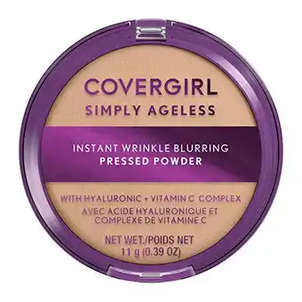 Walmart Covergirl Simply Ageless Instant Wrinkle Blurring Pressed Powder, Classic Ivory, 0.39 Oz offer