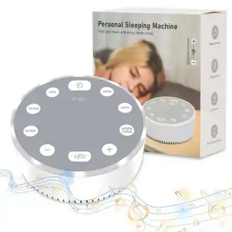 Walmart White Noise Machine, DISEN Rechargeable Sound Machine for Sleeping, 6 Soothing Sounds offer