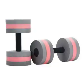 Walmart YMUQEIGH Deals 1 Pair Aqua Fitness Barbells Foam Dumbbells Hand Bars Pool Resistance Exercise offer