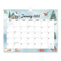 Walmart Dpityserensio 2025 Calendar Coil Wall Hanging Calendar Desktop Schedule Notebook Planner Calendar offer