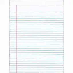 Walmart Staples 8-1/2 In. W. x 11 In. H. 50-Sheet White Top Bound Legal Pad (12-Pack) offer