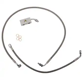 Walmart LA Choppers LA-8152B19 Stainless Steel Brake Line Kit - 18in.-20in. Ape Hangers offer