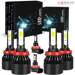 Walmart NSDXCT For 2006-2012 Chevrolet Malibu LED Headlight Bulbs H9 H11 High/Low Beam H11 Fog Light 6pcs offer