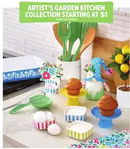 Dollar General ARTIST'S GARDEN KITCHEN COLLECTION offer