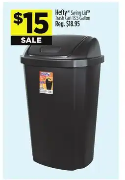 Dollar General Hefty Swing Lid TM Trash Can offer