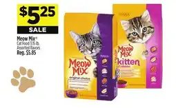 Dollar General Meow Mix Cat Food offer