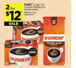 Dollar General Dunkin' offer