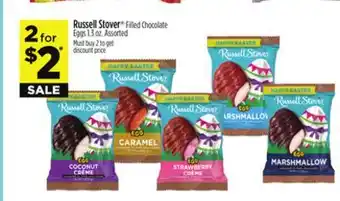 Dollar General Russell Stover Filled Chocolate Eggs offer