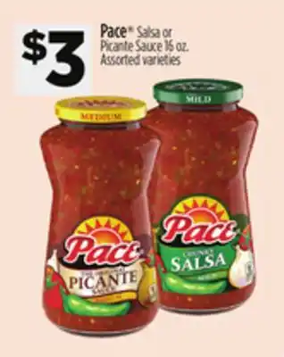 Dollar General Pace Salsa or Picante Sauce offer