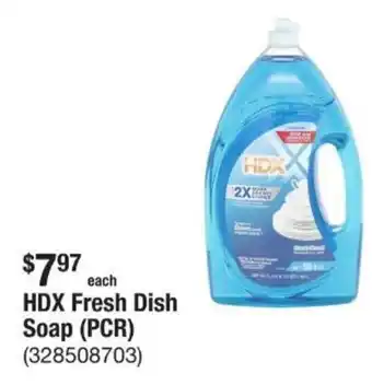 The Home Depot HDX Fresh Dish Soap (PCR) offer