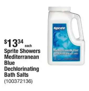 The Home Depot Sprite Showers Mediterranean Blue Dechlorinating Bath Salts offer