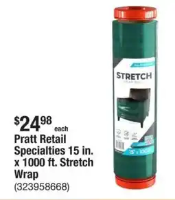 The Home Depot Pratt Retail Specialties 15 in. x 1000 ft. Stretch Wrap offer