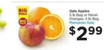 Food 4 Less Gala Apples Or Navel Oranges offer