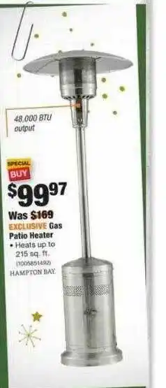 The Home Depot Gas Patio Heater offer