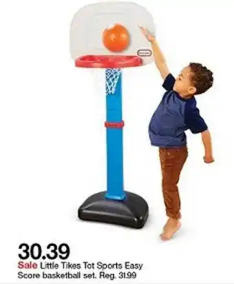 Target Little Tikes Tot Sports Easy Score Basketball Set offer