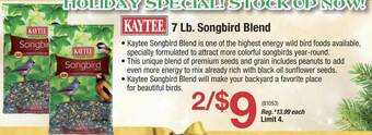 Ace Hardware Kaytee 7 Lb. Songbird Blend offer