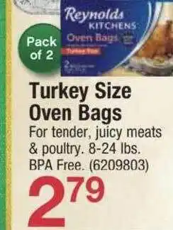 Ace Hardware Turkey Size Oven Bags offer