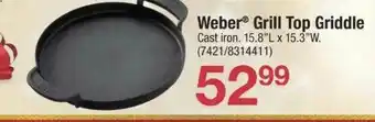 Ace Hardware Weber Grill Top Griddle offer