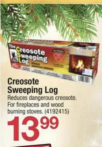Ace Hardware Creosote Sweeping Log offer