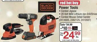 Ace Hardware Black+decker Power Tools offer