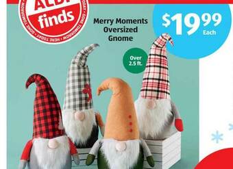 Aldi Merry Moments Oversized Gnome offer