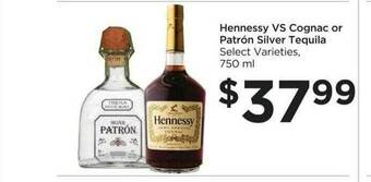Food 4 Less Hennessy Vs Cognac Or Patron Silver Tequila offer