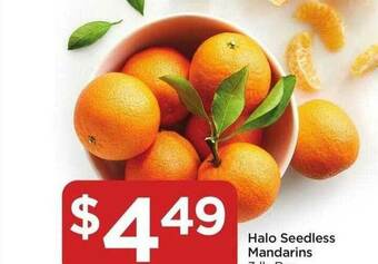 Food 4 Less Halo Seedless Mandarins offer