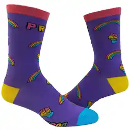 Walmart Women's Gay Socks Cool LGBTQ Equality Pride Parade Novelty Footwear offer