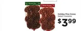 Food 4 Less Holiday Pine Cones offer