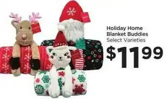 Food 4 Less Holiday Home Blanket Buddies offer