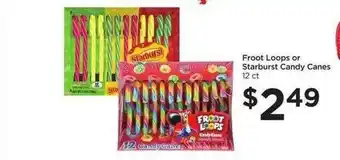 Food 4 Less Froot Loops Or Starburst Candy Canes offer