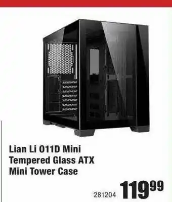 Lian Li O11d Mini Tempered Glass Atx Mini Tower Case